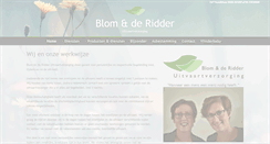 Desktop Screenshot of blomenderidderuitvaartverzorging.nl